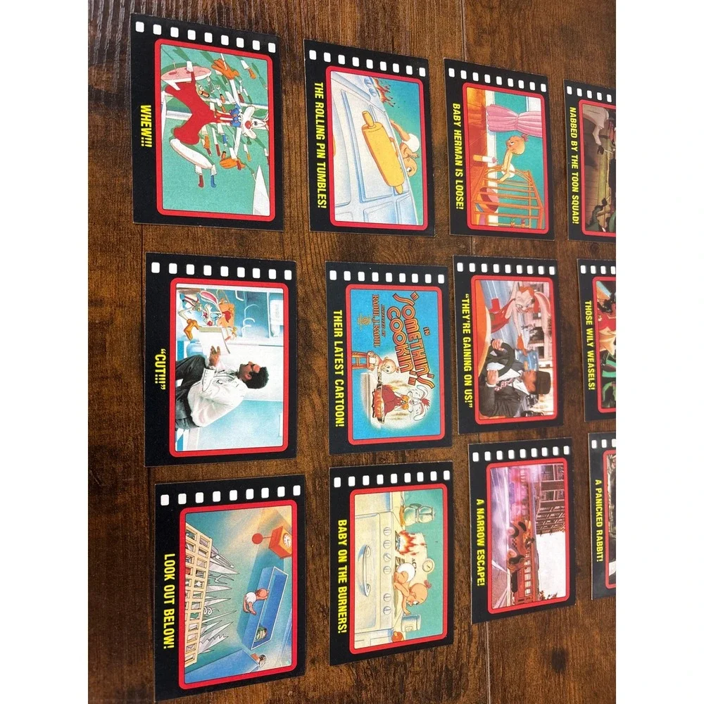 1987 Topps Who Framed Roger Rabbit Trading Cards Lot of 39 Vintage Disney Amblin